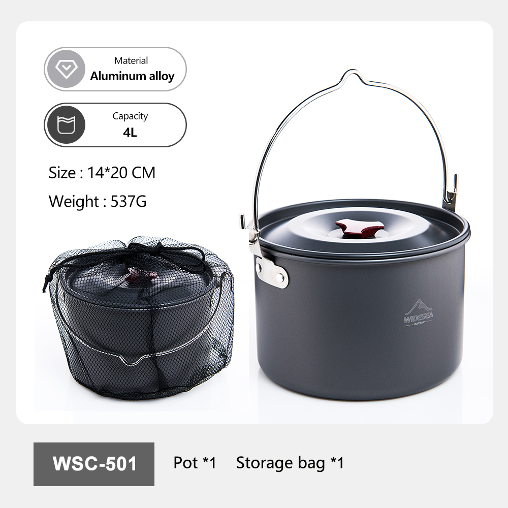 Outdoor Camping Uk - Widesea Hard Anodized Aluminum Camping Pot