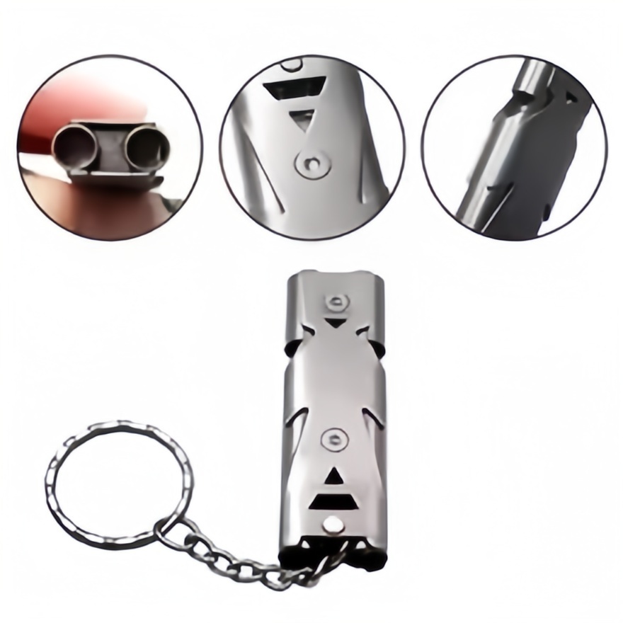 Outdoor Camping Youtube - Survival Whistle Keychain–High Decibel,Emergency Whistle for