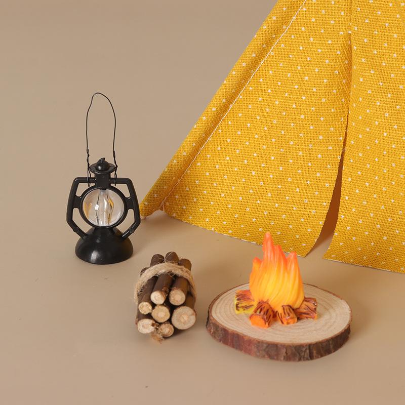 Outdoor Camping Gazebo - 🛒1:12 Scale Camping Tent Model Decoration