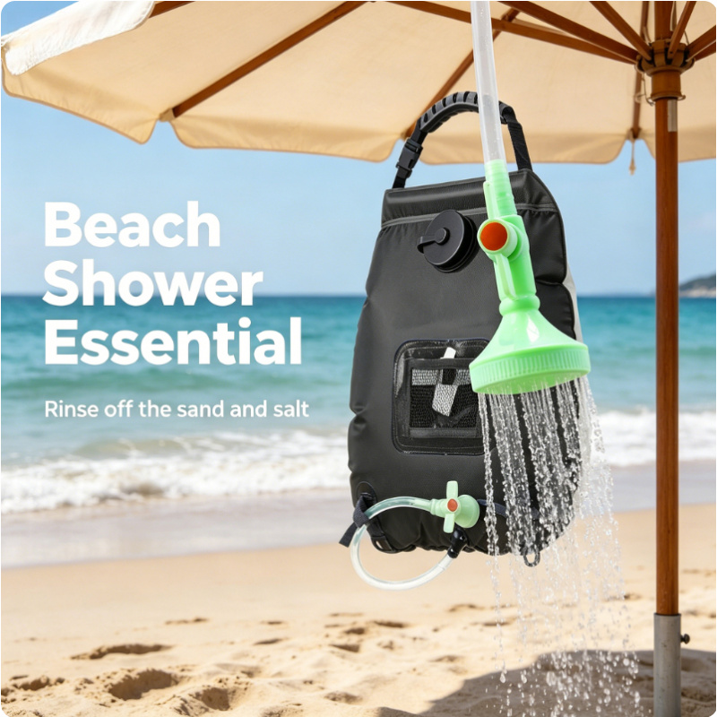 Outdoor Camping Hot Water Shower - 20L Solar Heating Camping Shower Bag