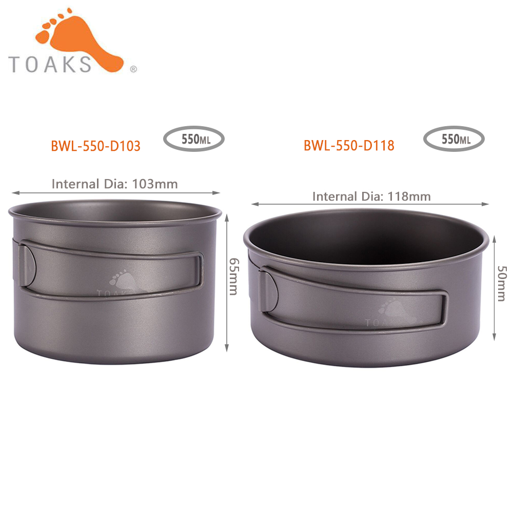 TOAKS BWL-550  Camping Titaniu - Outdoor Camping Uk บทวิจารณ์และราคา