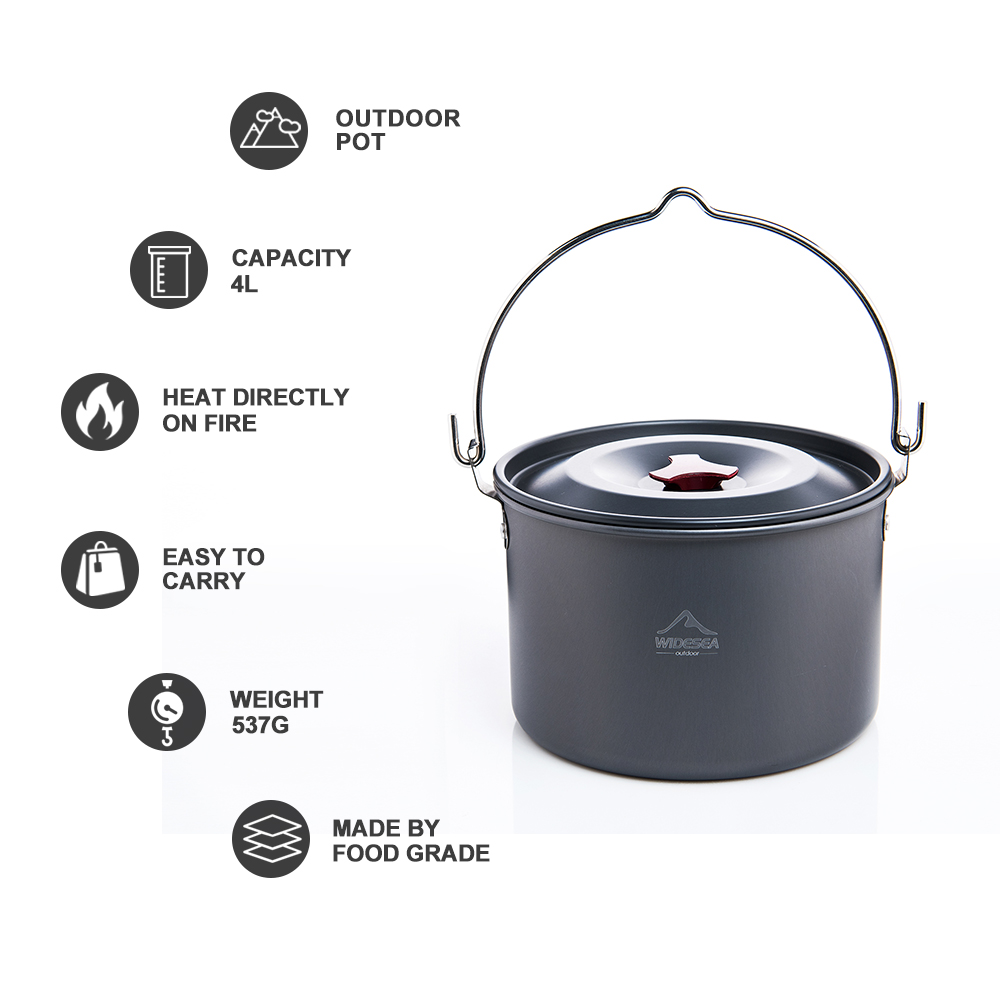 Widesea Hard Anodized Aluminum - Outdoor Camping Uk บทวิจารณ์และราคา