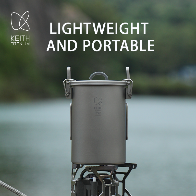 KEITH Pure Titanium Rice Cooke - Camp Cooking Set บทวิจารณ์และราคา