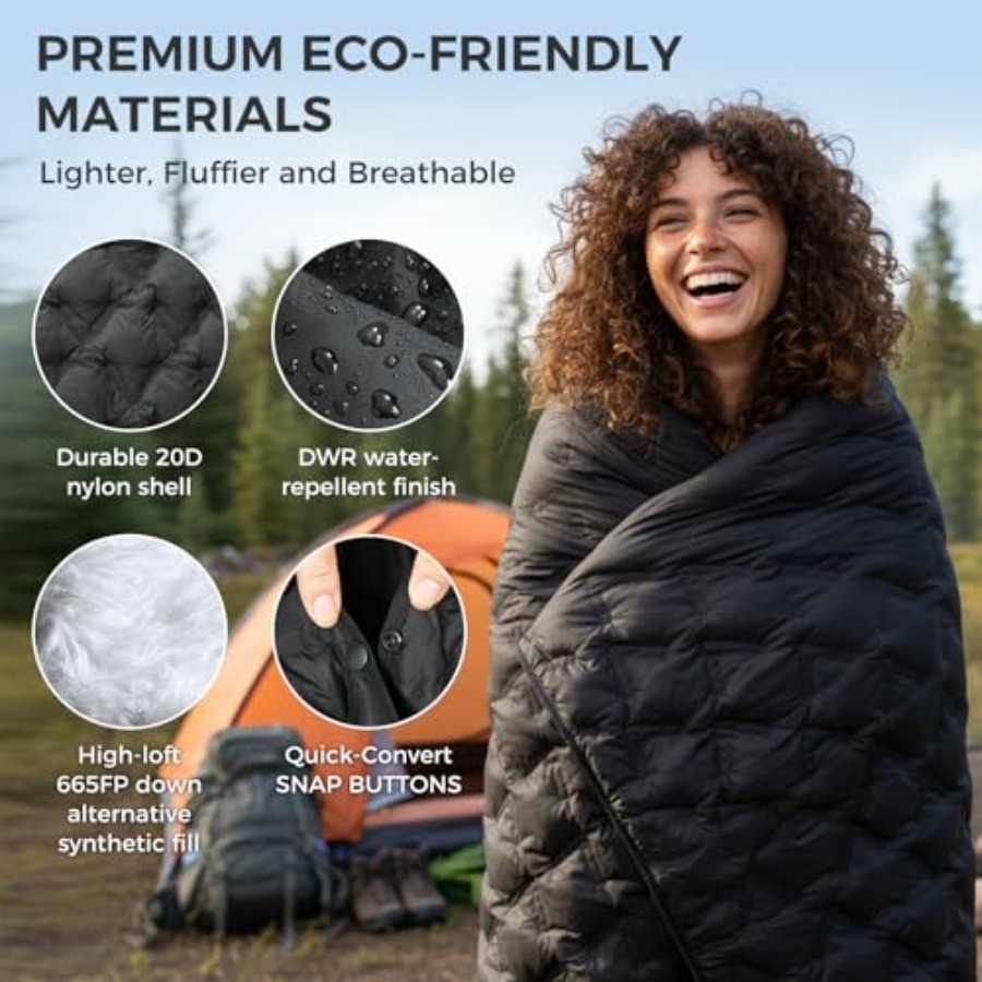 Wearable Sleeping Bag, Recycle - Ultralight Sleeping Bag บทวิจารณ์และราคา