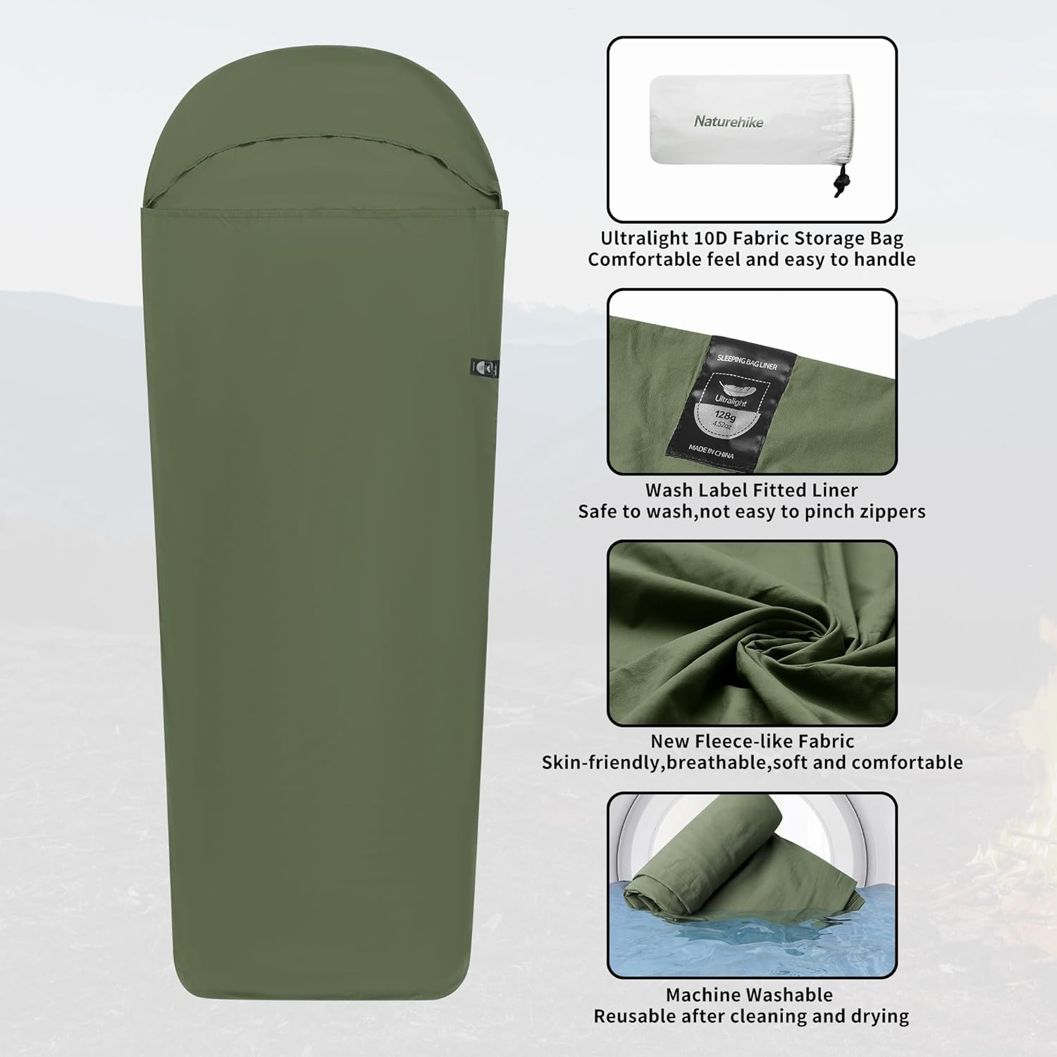 Naturehike Sleeping Bag Liner  - Ultralight Sleeping Bag บทวิจารณ์และราคา
