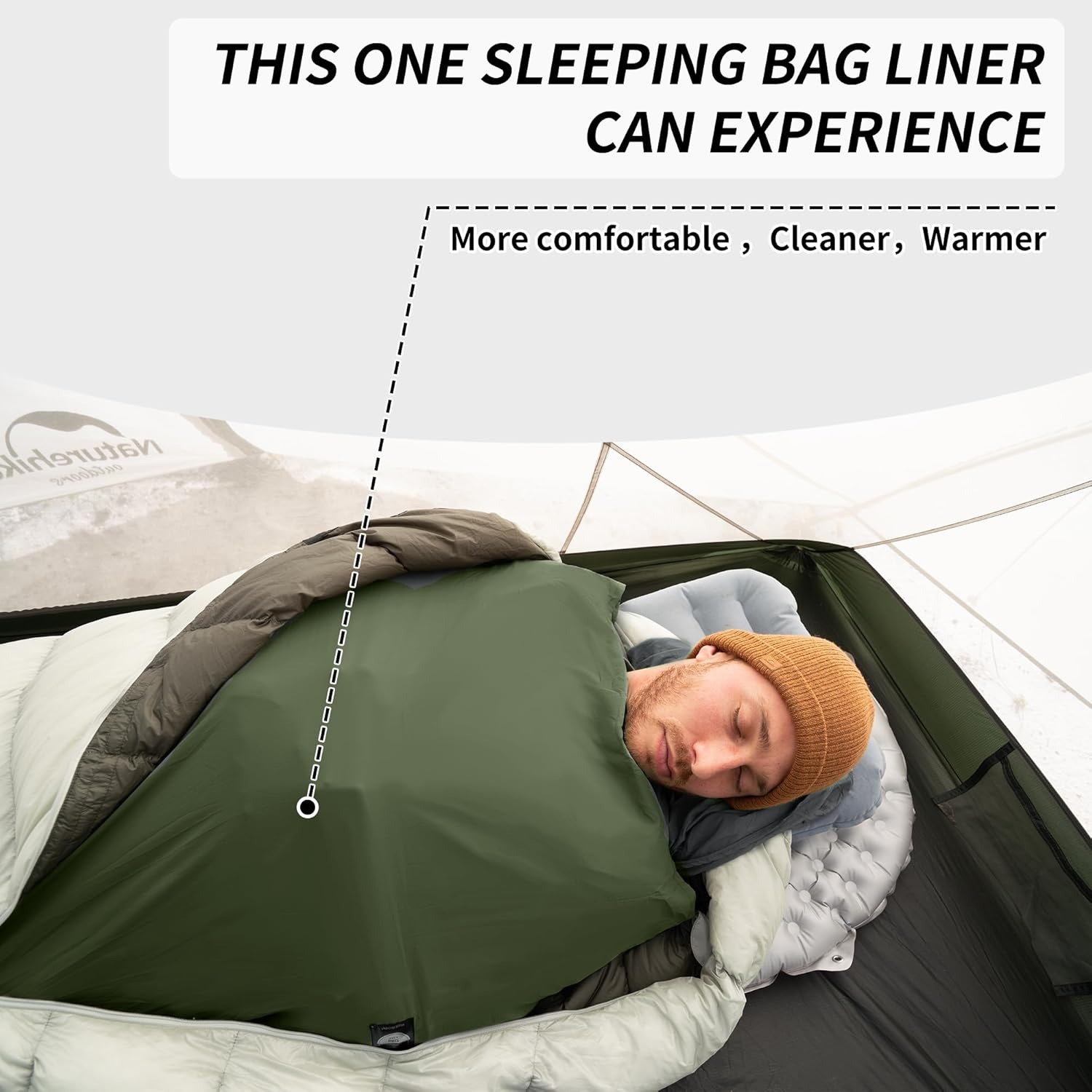 Naturehike Sleeping Bag Liner  - Ultralight Sleeping Bag บทวิจารณ์และราคา