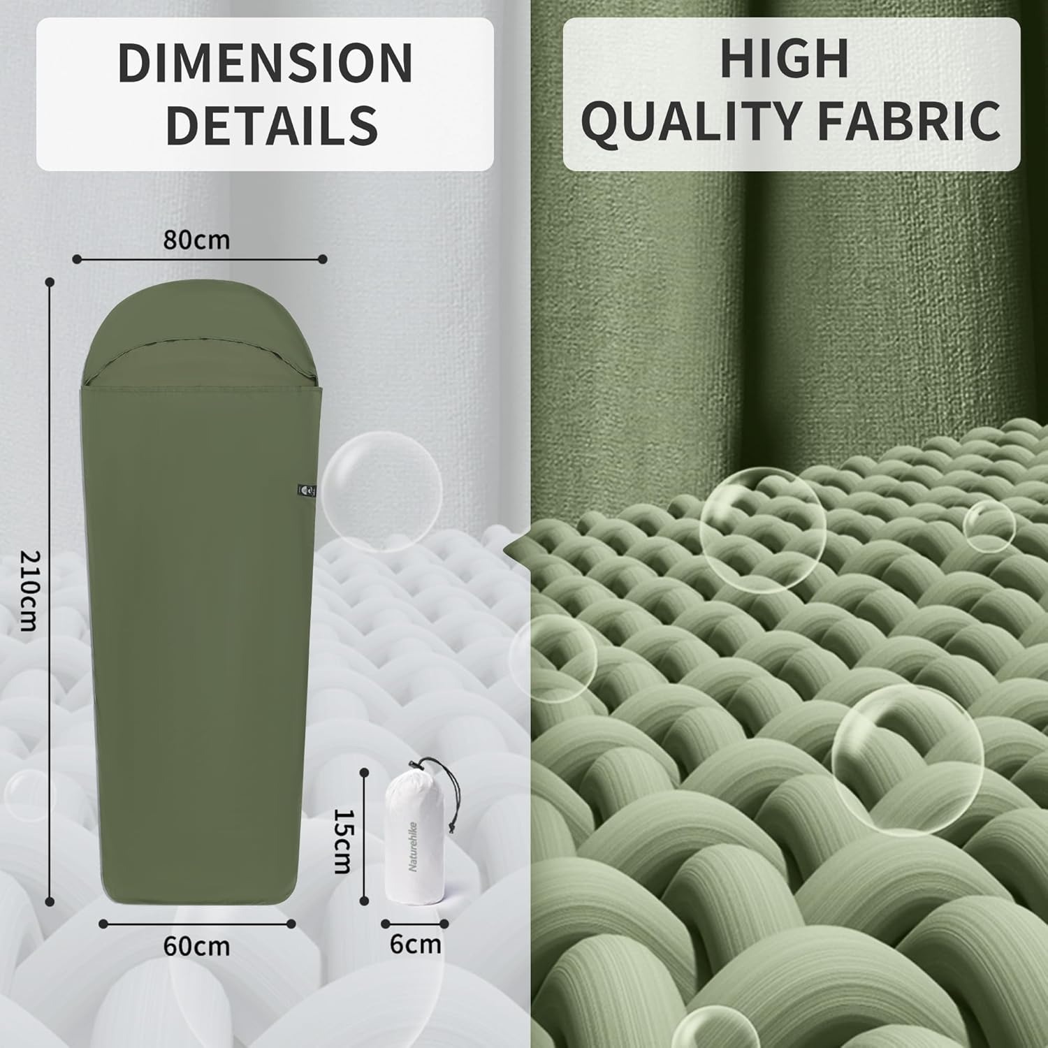 Naturehike Sleeping Bag Liner  - Ultralight Sleeping Bag บทวิจารณ์และราคา