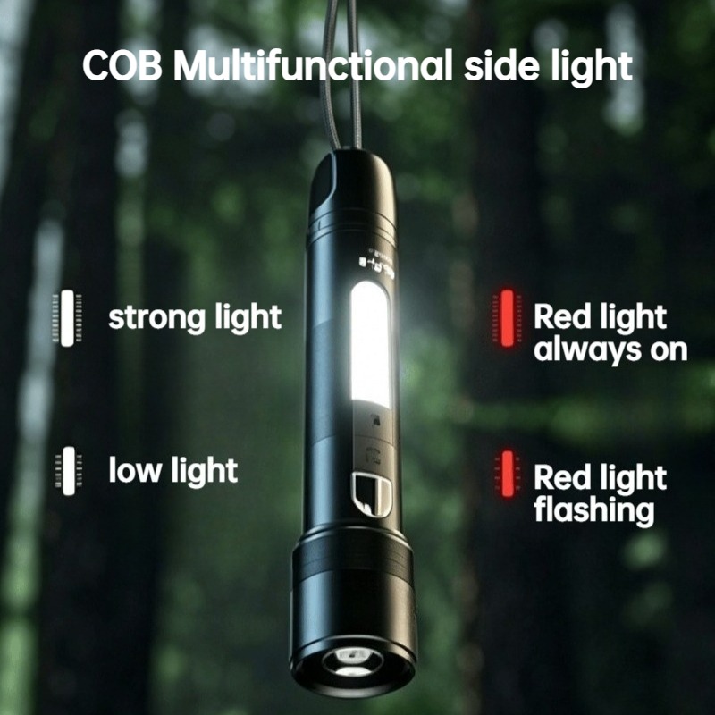 Multi Functional LED Flashligh - Outdoor Camping Hiking บทวิจารณ์และราคา