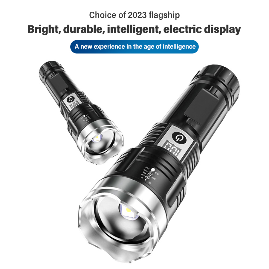 High Power 200000LM LED Flashl - Outdoor Camping Hiking บทวิจารณ์และราคา