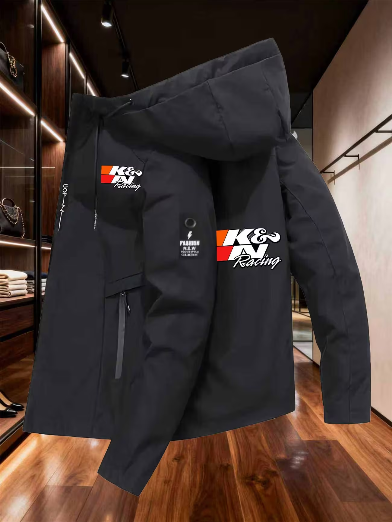 26 Men's Zip Hooded Jacket Wat - Outdoor Camping Hiking บทวิจารณ์และราคา