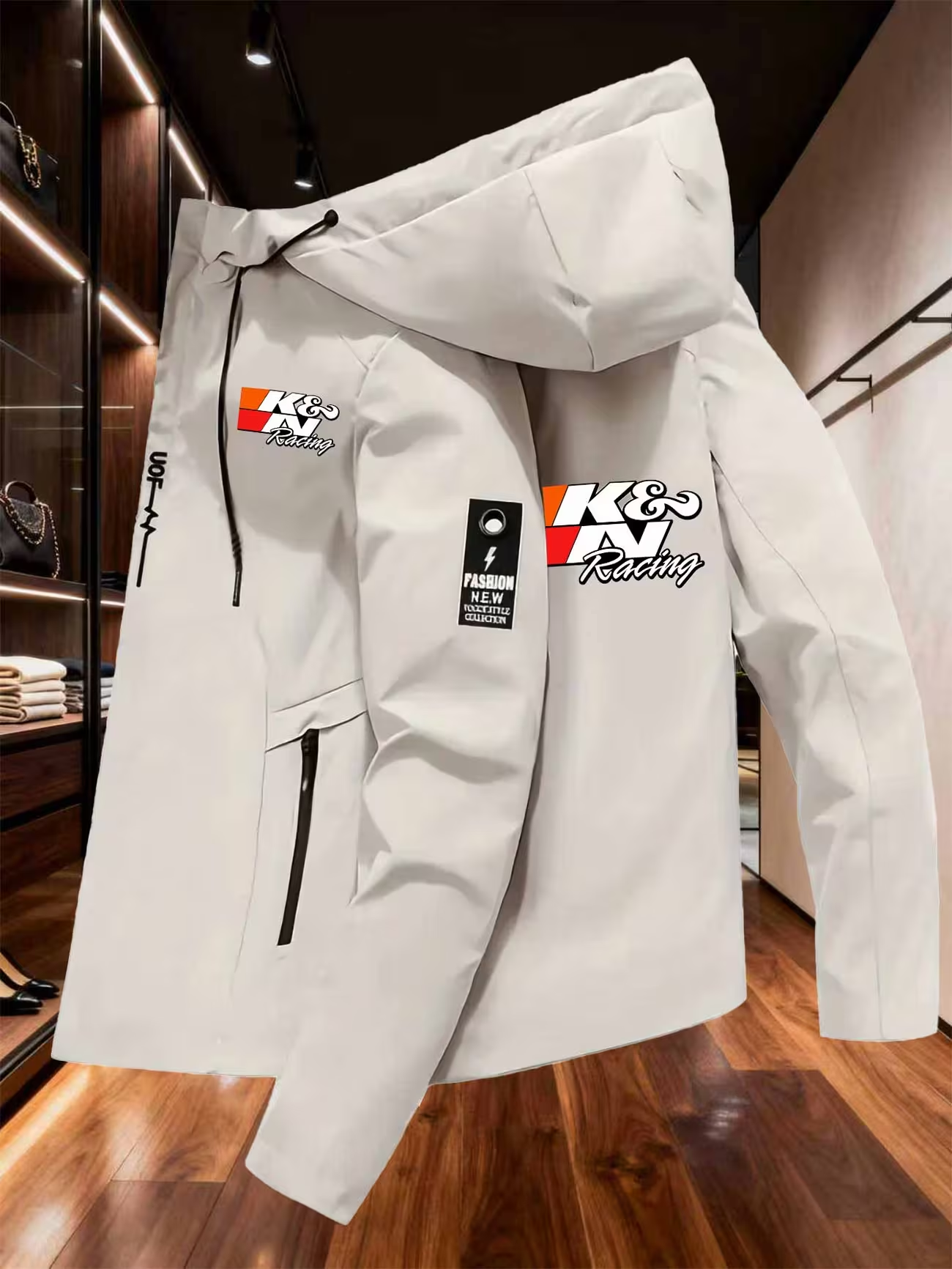 26 Men's Zip Hooded Jacket Wat - Outdoor Camping Hiking บทวิจารณ์และราคา