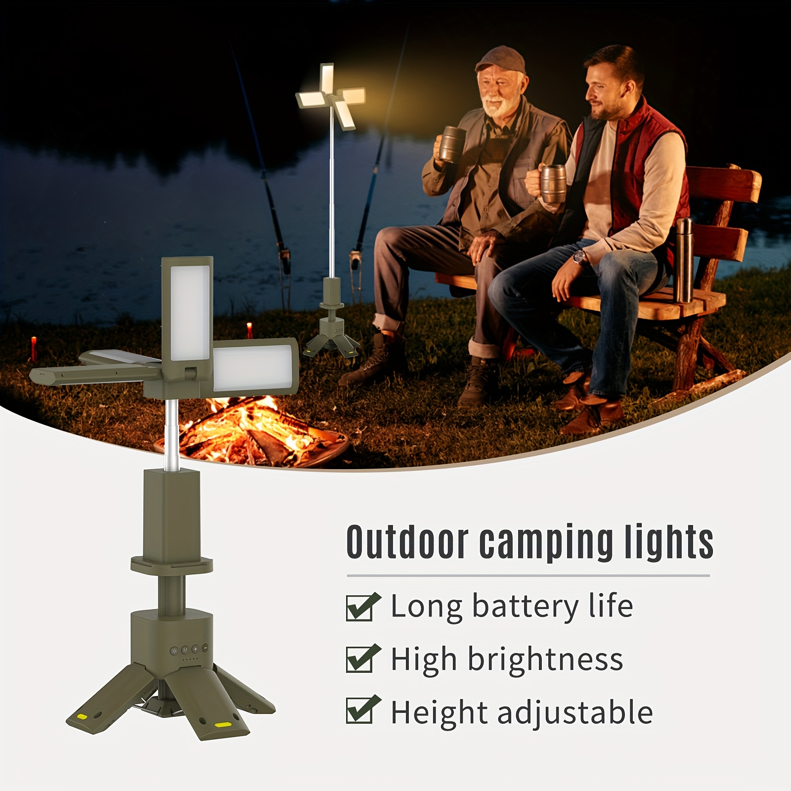 Camping Lantern, 14000mAh Rech - Outdoor Camping Hiking บทวิจารณ์และราคา