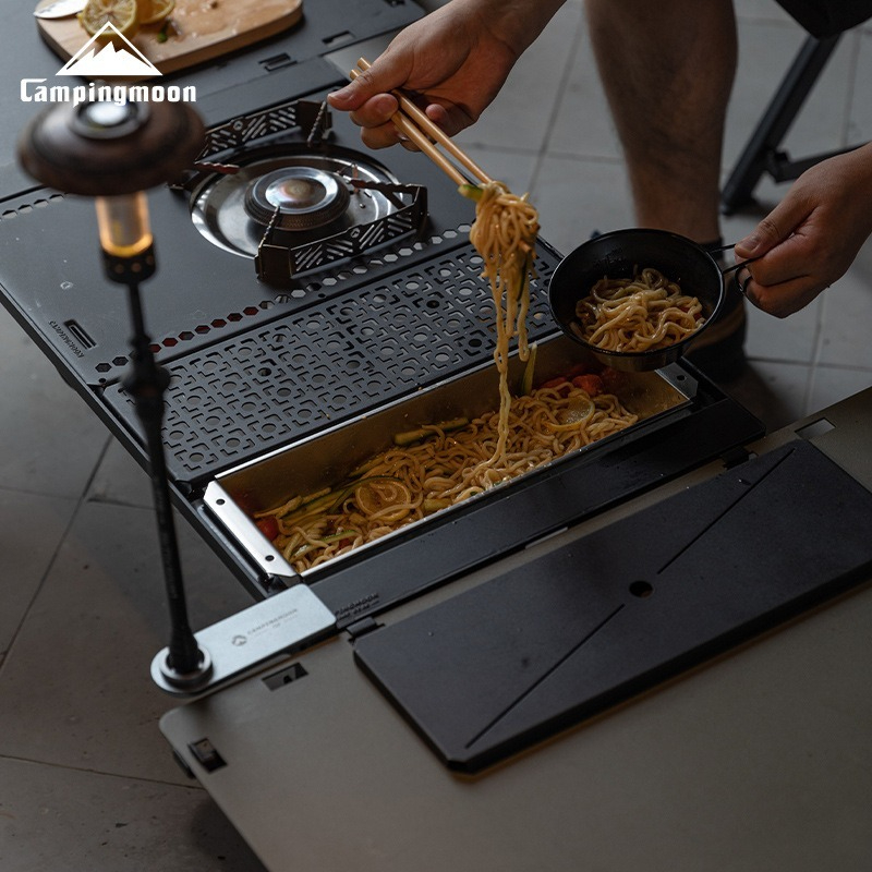 CAMPINGMOON CK-11 Stainless St - Outdoor Camping Table With Storage บทวิจารณ์และราคา