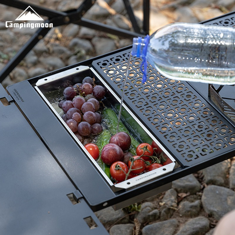 CAMPINGMOON CK-11 Stainless St - Outdoor Camping Table With Storage บทวิจารณ์และราคา