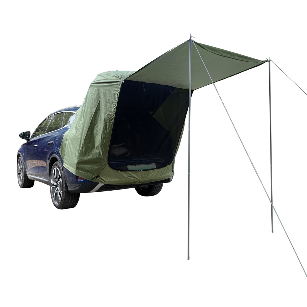 Outdoor Rainproof Canopy Roof  - Outdoor Camping Car Tail Tent บทวิจารณ์และราคา