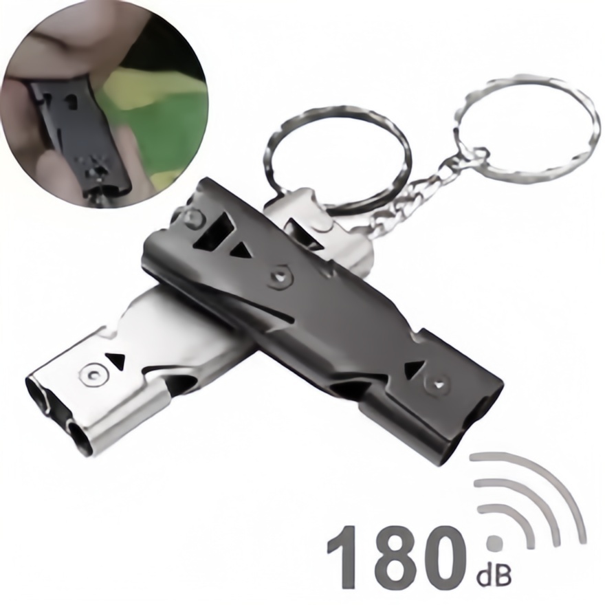 Survival Whistle Keychain Emer - Outdoor Camping Youtube บทวิจารณ์และราคา