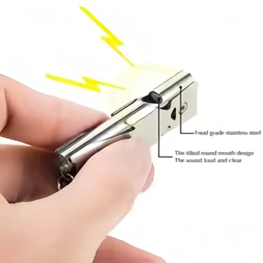 Survival Whistle Keychain Emer - Outdoor Camping Youtube บทวิจารณ์และราคา
