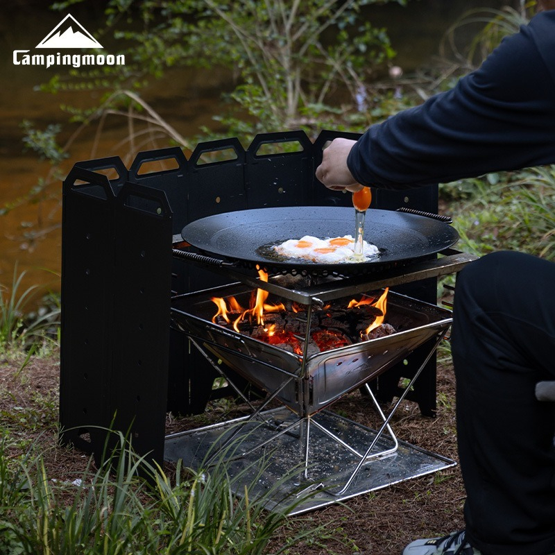 CAMPINGMOON YD-40 YD-50 Large  - Outdoor Camping Fire Pit บทวิจารณ์และราคา