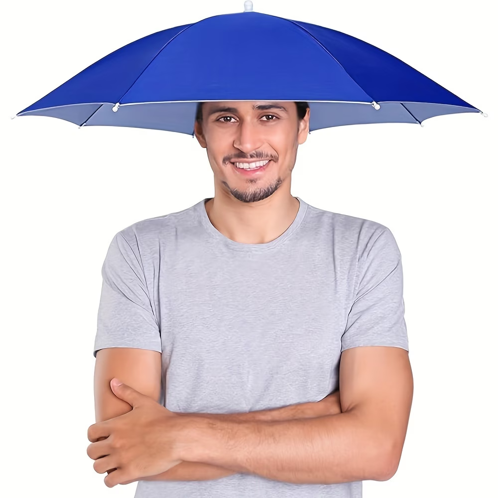 Elastic Headband Umbrella Hat, - Outdoor Camping Umbrella บทวิจารณ์และราคา
