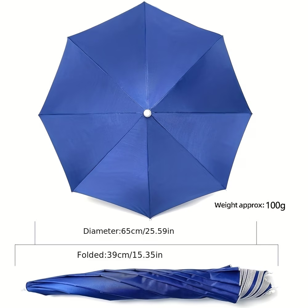 Elastic Headband Umbrella Hat, - Outdoor Camping Umbrella บทวิจารณ์และราคา