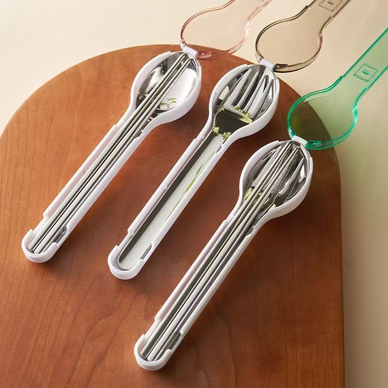 Portable Cutlery Set with Stor - Outdoor Camping Knife บทวิจารณ์และราคา