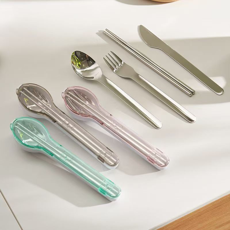 Portable Cutlery Set with Stor - Outdoor Camping Knife บทวิจารณ์และราคา