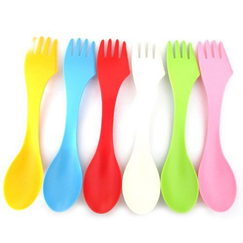 6PCS 3-in-1 Camp Utensils Set  - Outdoor Camping Uk บทวิจารณ์และราคา