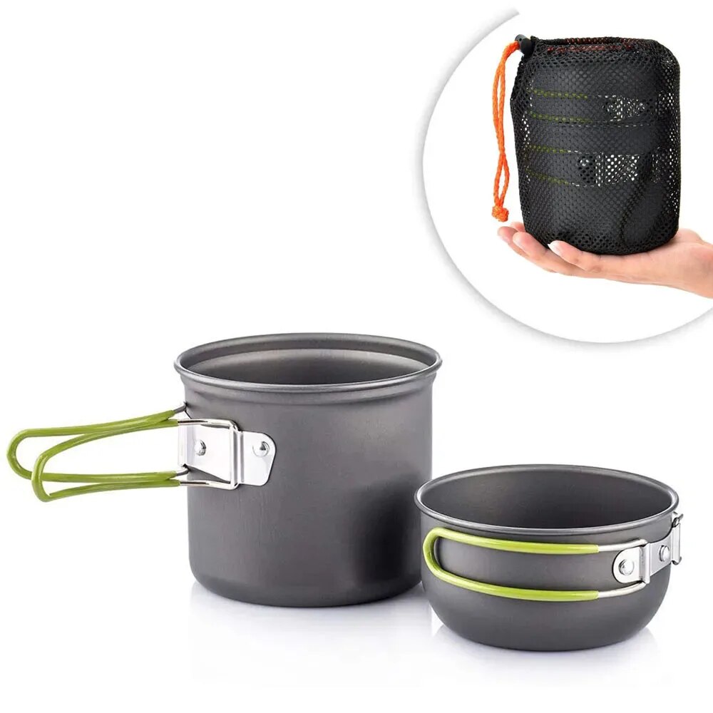 Camping Cookware Mess Kit Ultr - Camp Utensil Set บทวิจารณ์และราคา