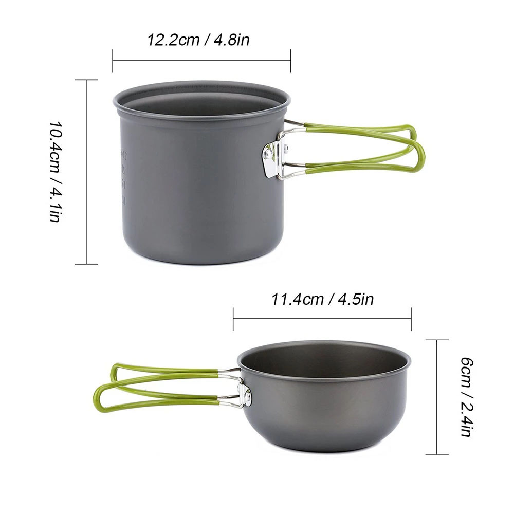 Camping Cookware Mess Kit Ultr - Camp Utensil Set บทวิจารณ์และราคา