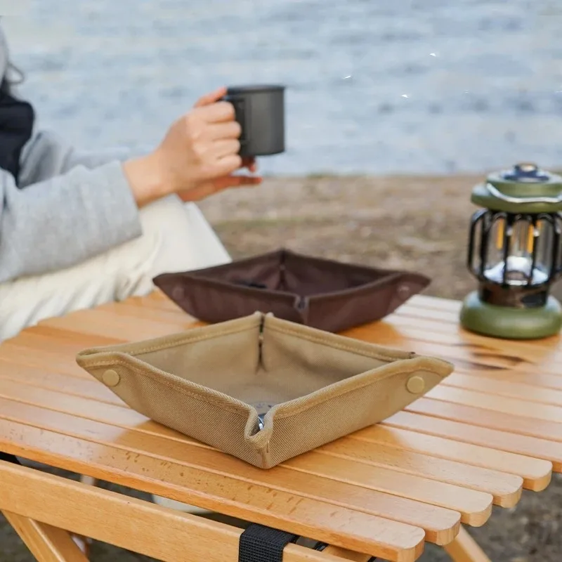 Camping Storage Tray Home Trav - Outdoor Camping Table With Storage บทวิจารณ์และราคา