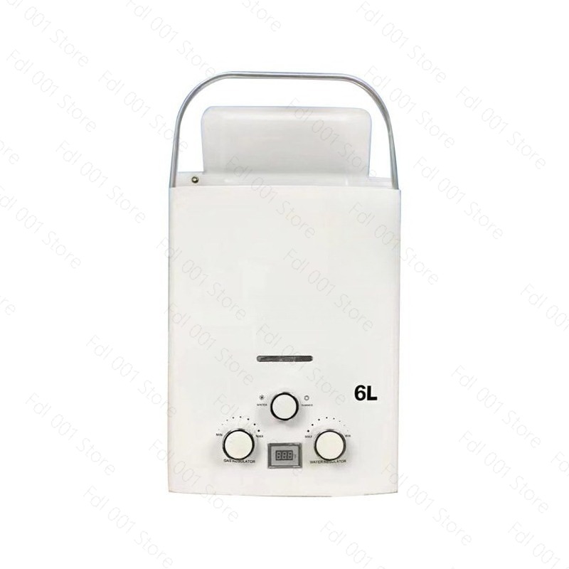 6L Portable Tankless Gas Water - Outdoor Camping Hot Water Shower บทวิจารณ์และราคา