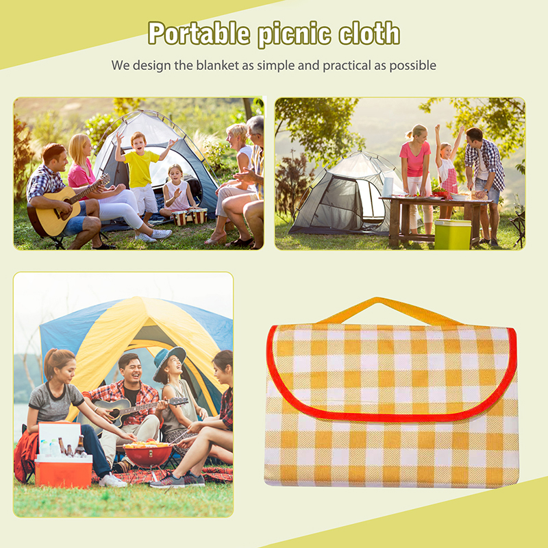 1PC Foldable Picnic Mat Portab - Outdoor Camping Gazebo บทวิจารณ์และราคา