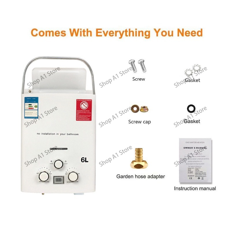 Water Heater 6L Outdoor Campin - Outdoor Camping Hot Water Shower บทวิจารณ์และราคา