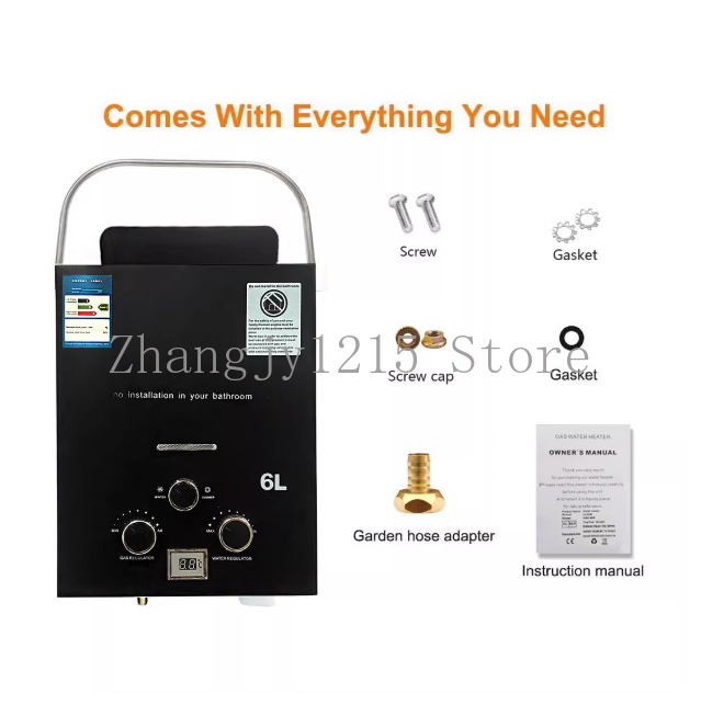 Propane LPG  Gas Tankless Wate - Outdoor Camping Hot Water Shower บทวิจารณ์และราคา