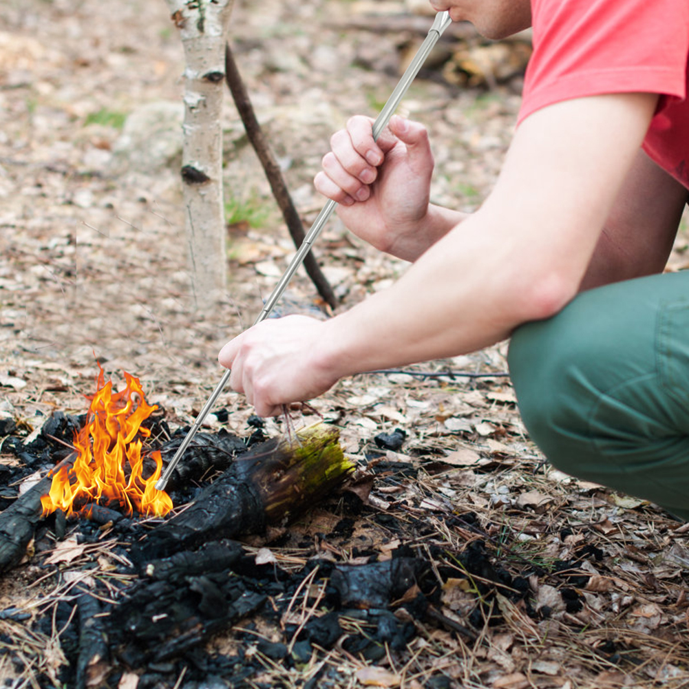 Outdoor Cooking Blow Fire Tube - Outdoor Camping Youtube บทวิจารณ์และราคา