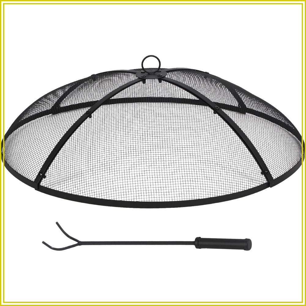 30 Inch Fire Pit Screen with H - Outdoor Camping Fire Pit บทวิจารณ์และราคา