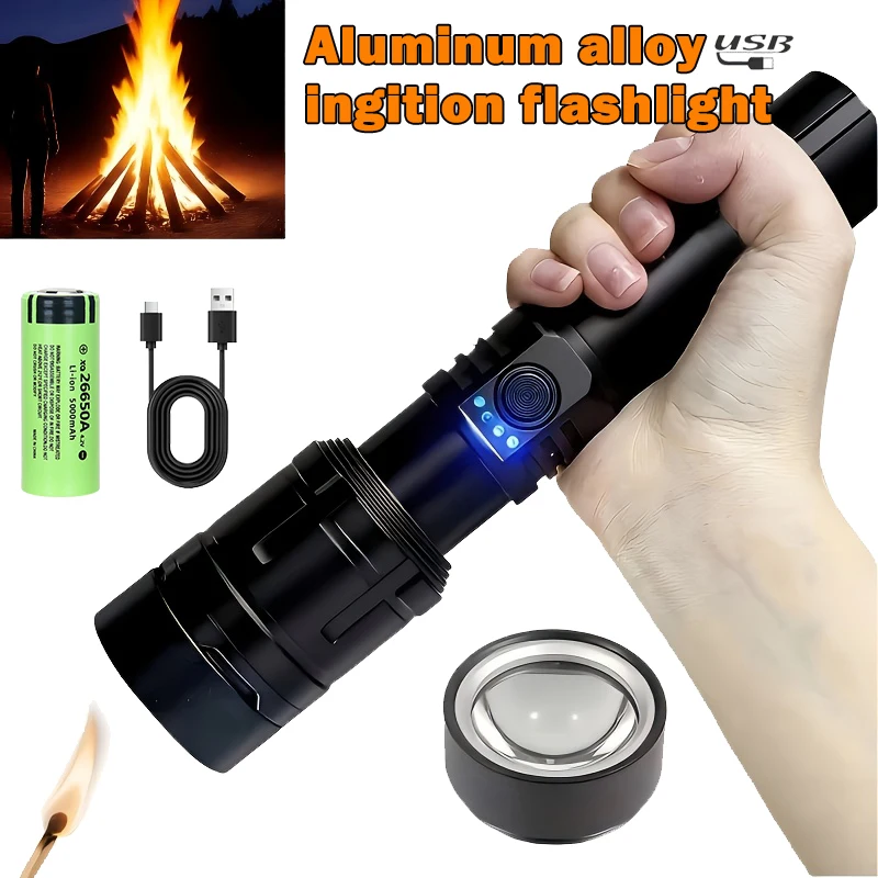 Ultra Powerful Flashlight Conc - Outdoor Camping Lamp บทวิจารณ์และราคา