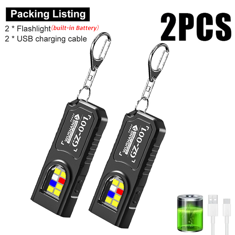 Multifunctional Keychain Flash - Outdoor Camping Lamp บทวิจารณ์และราคา