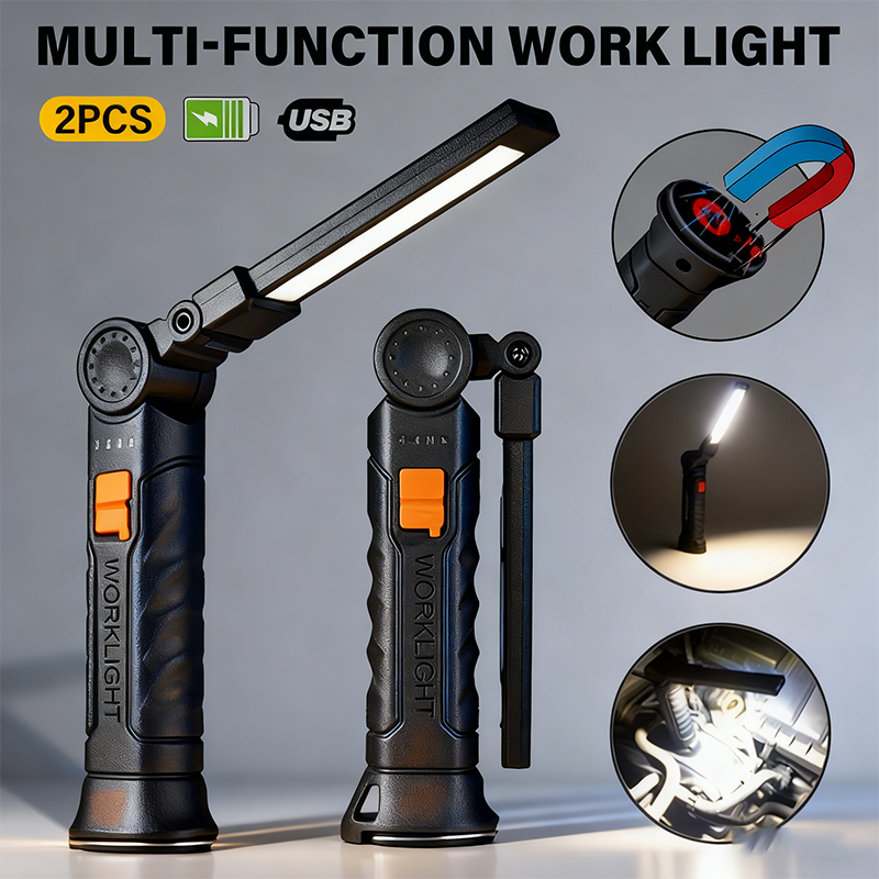 Portable COB LED Flashlight US - Outdoor Camping Lamp บทวิจารณ์และราคา