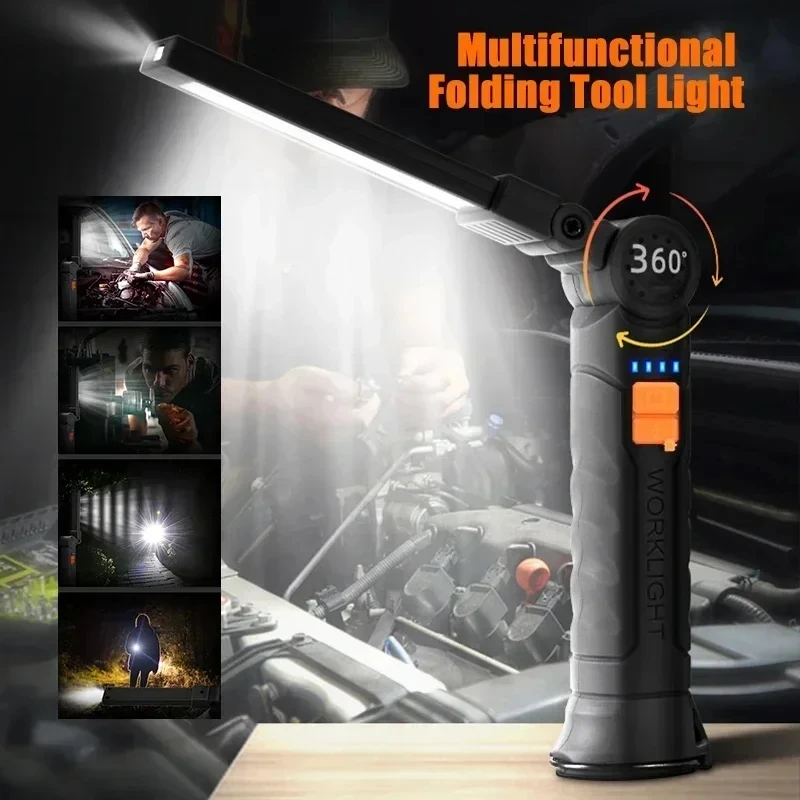 Portable COB LED Flashlight US - Outdoor Camping Lamp บทวิจารณ์และราคา