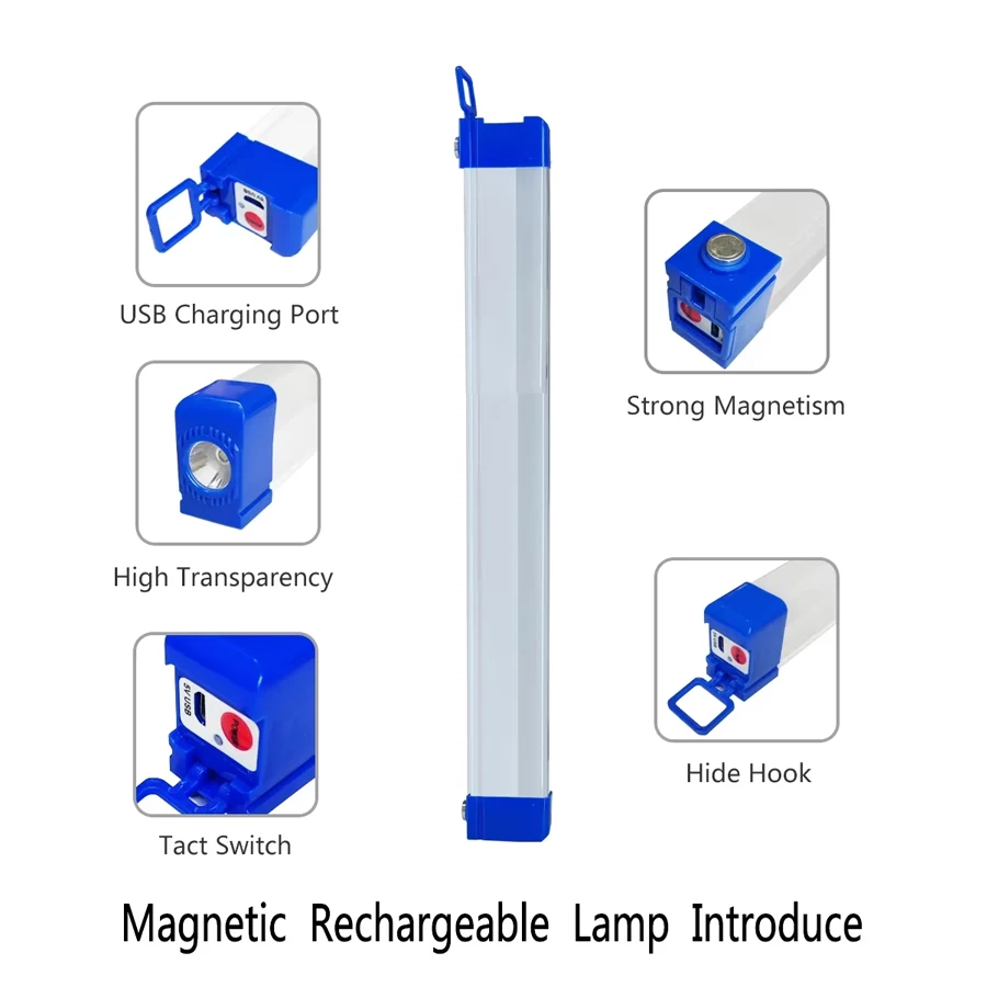 LED Bar light Rechargeable Tub - Outdoor Camping Youtube บทวิจารณ์และราคา