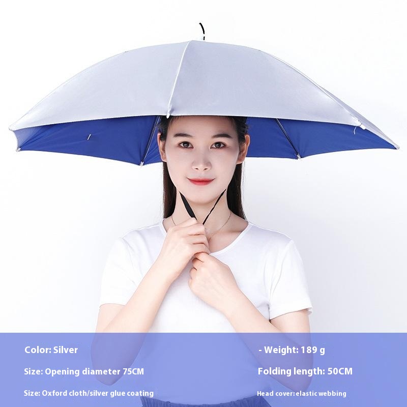 Portable Fishing Umbrella Hat  - Outdoor Camping Umbrella บทวิจารณ์และราคา