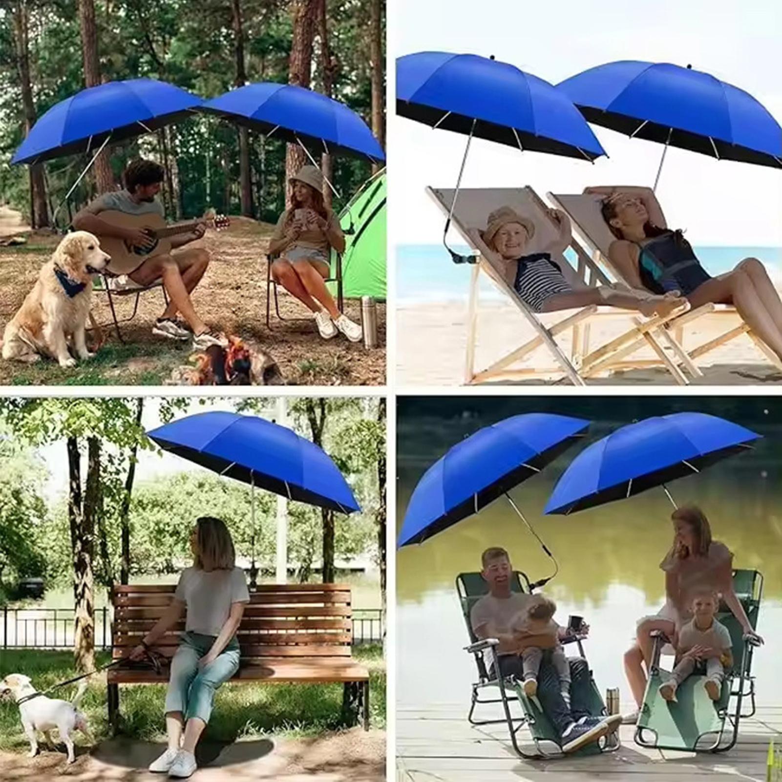 360 Adjustable Beach sun umbre - Outdoor Camping Umbrella บทวิจารณ์และราคา