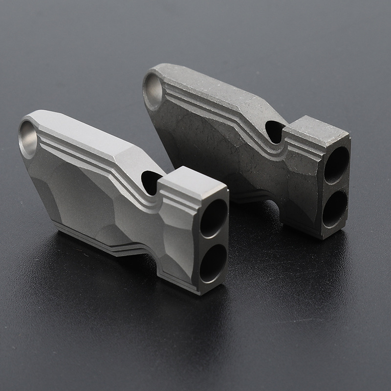 EDC Titanium Alloy Double-tube - Outdoor Camping Youtube บทวิจารณ์และราคา