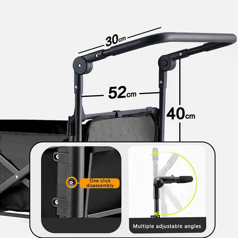 Foldable Folding Cart Push Han - Outdoor Camping Vehicle บทวิจารณ์และราคา