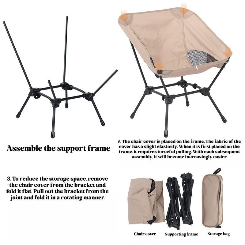 Beach Fishing Stool Portable F - Outdoor Camping Youtube บทวิจารณ์และราคา