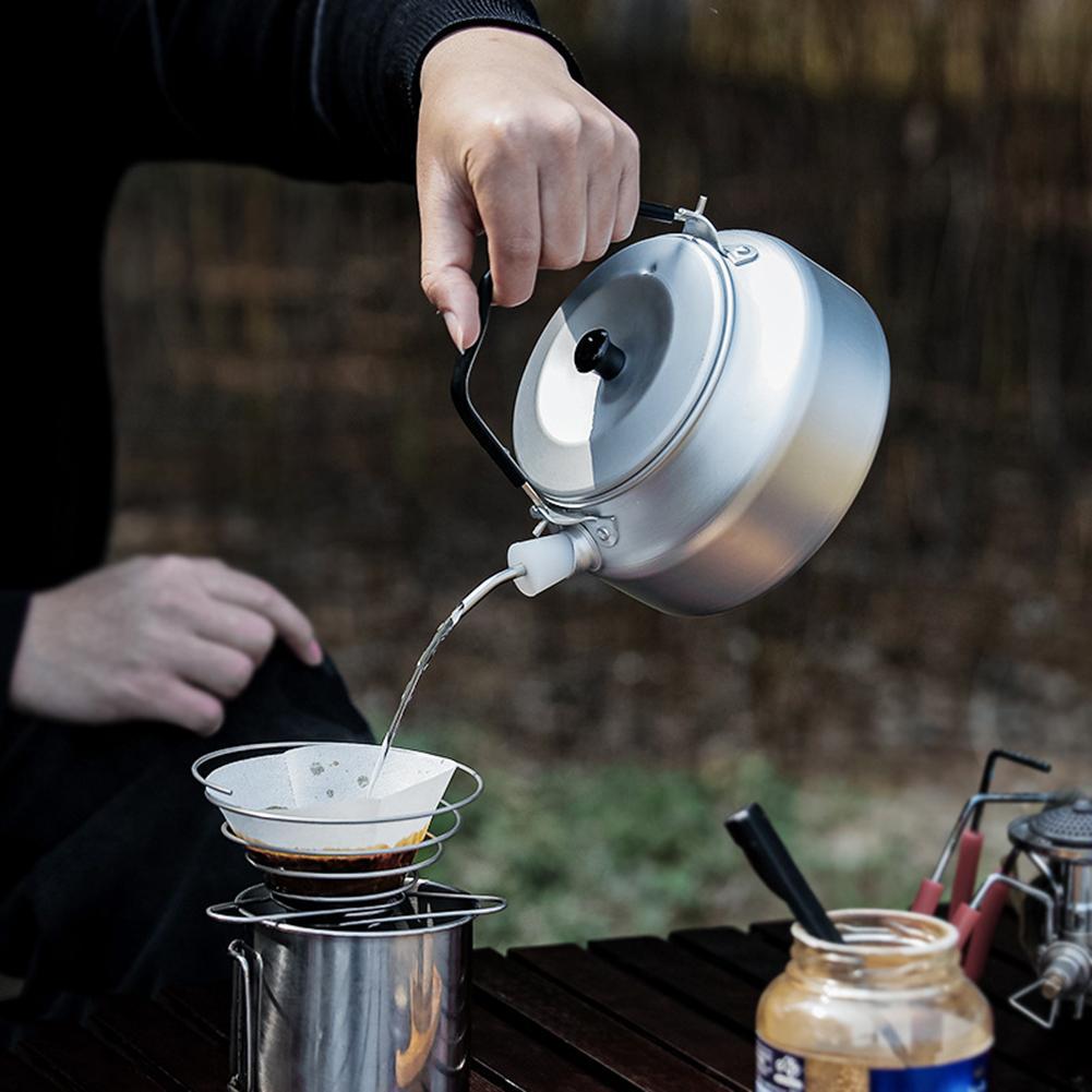 800ml Outdoor Portable Teapot  - Outdoor Camping Youtube บทวิจารณ์และราคา