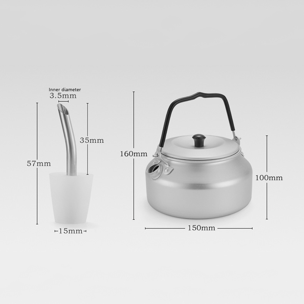 800ml Outdoor Portable Teapot  - Outdoor Camping Youtube บทวิจารณ์และราคา
