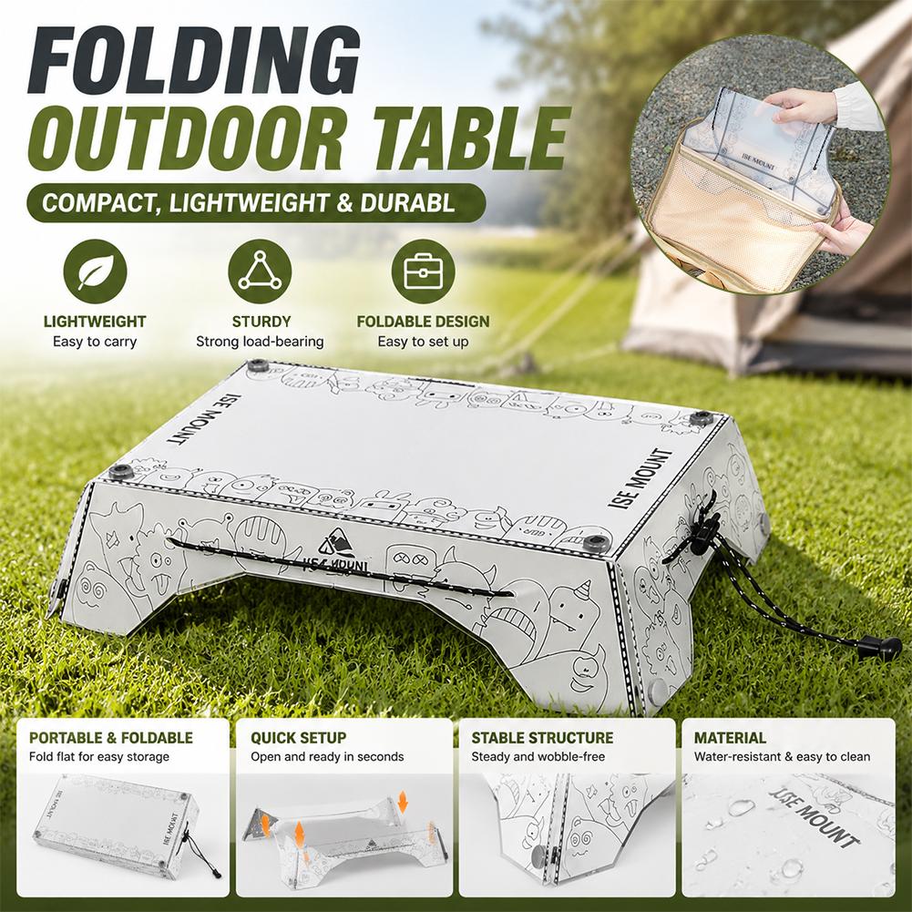 Portable Multi Folding Camping - Outdoor Camping Table With Storage บทวิจารณ์และราคา