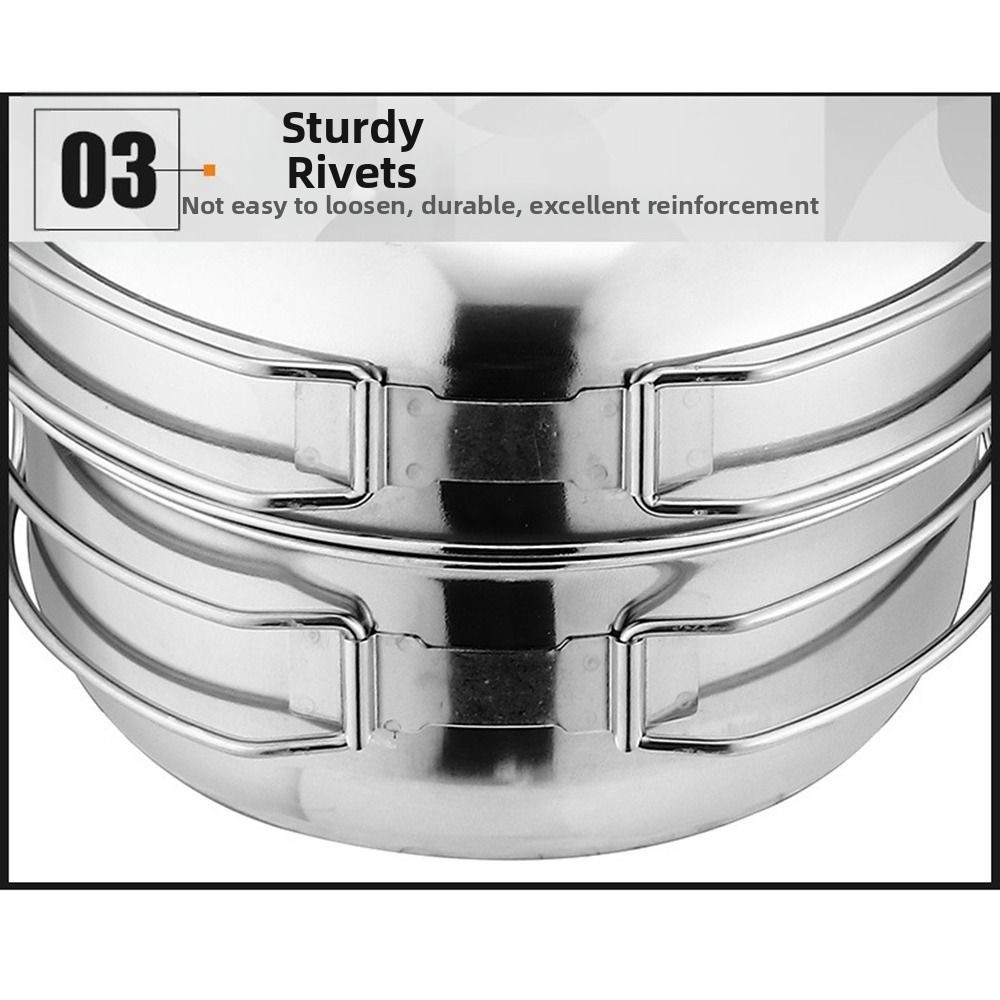 5Pcs 304 Stainless Steel Campi - Camp Cooking Set บทวิจารณ์และราคา